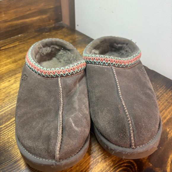 UGG Gray Tasman Slippers - Picture 3 of 8